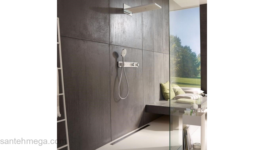 Термостат для ванны Hansgrohe RainSelect 15357000 (внешняя часть). Фото