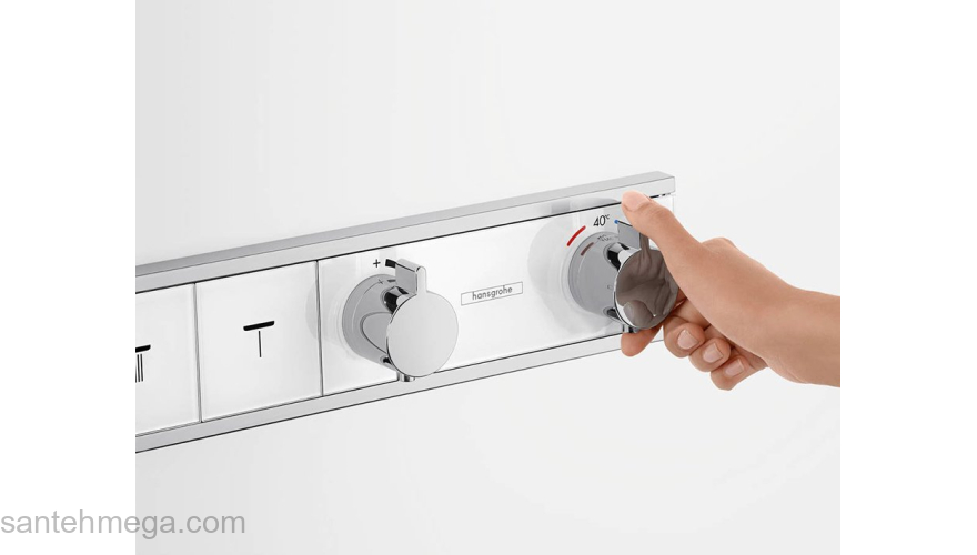 Термостат для ванны Hansgrohe RainSelect на 4 потребителя 15382000. Фото