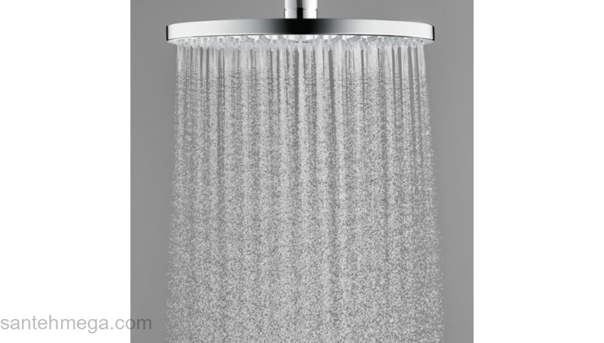 Верхний душ Hansgrohe Raindance S 1jet 240 PowderRain 27623000. Фото