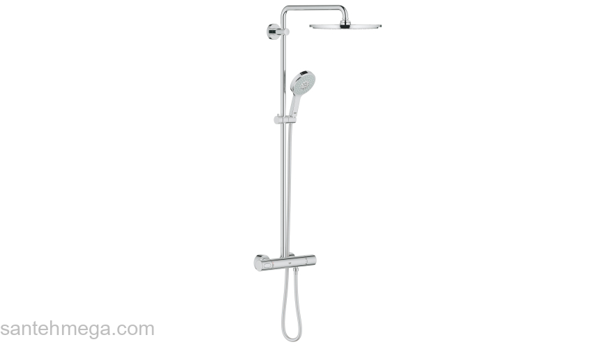 GROHE 27968000 Rainshower Душевая система с термостатом для душа с верхним душем Rainshower Cosmo 310 мм. Фото