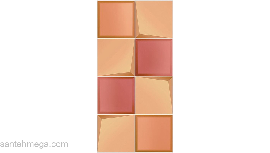 Azori 505901101 Плитка облицовочная Marbella 315х630 carmin. Фото