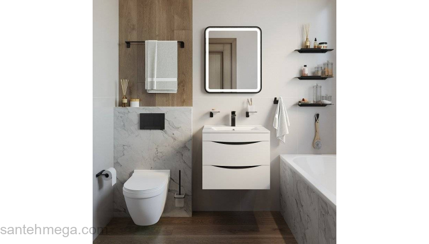 Полотенцесушитель одинарный нержавеющая сталь Slide IDDIS SLIBS10i49 для ванной комнаты. Фото