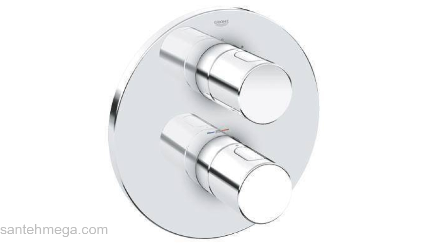 Термостат для душа GROHE Grohtherm Cosmopolitan 3000 19467000 (внешняя часть). Фото