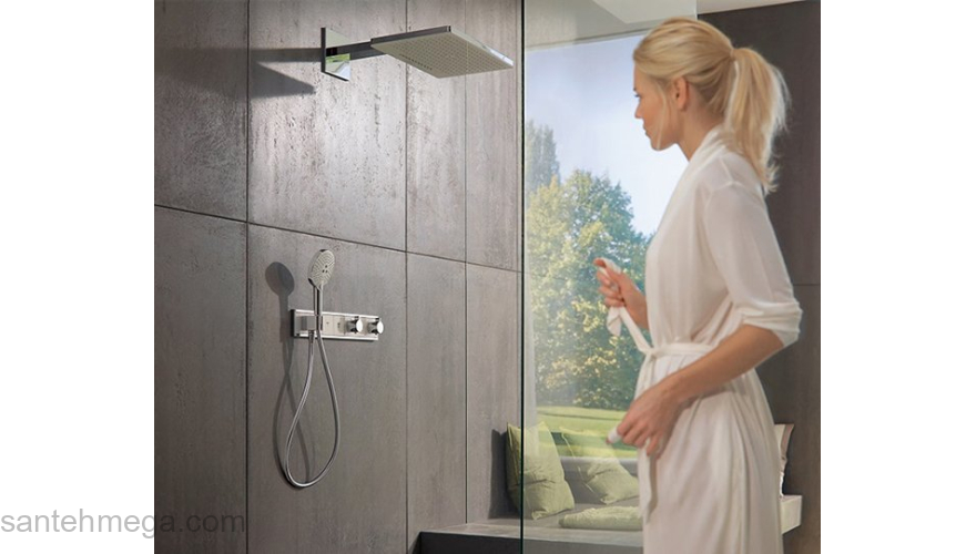 Термостат для ванны Hansgrohe RainSelect на 4 потребителя 15382000. Фото