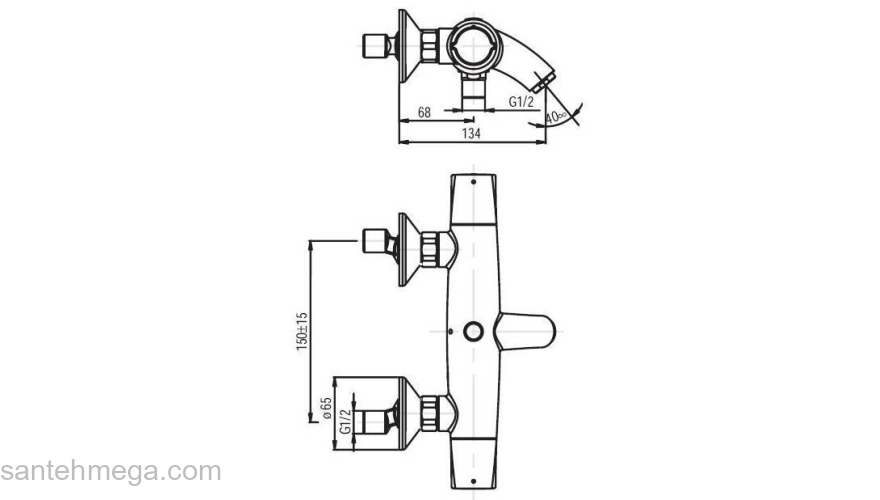 Смеситель для ванны JACOB DELAFON Elevation E18874-CP. Фото