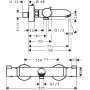 Термостат для ванны Hansgrohe Ecostat Comfort 13114000. Фото