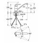 Смеситель для мойки GROHE Eurodisc 33312001. Фото
