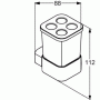 Держатель со стаканом KLUDI E2 4998205 для ванной комнаты. Фото
