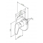 Смеситель для душа, монтируемый в стену AM.PM Gem F9065000. Фото
