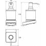 Дозатор для жидкого мыла RAVAK 10° X07P323 для ванной комнаты. Фото