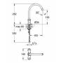 Смеситель для мойки GROHE Costa S 31774001. Фото