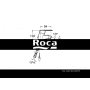 Смеситель ROCA Victoria для биде A5A6125C0M. Фото