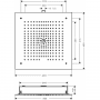 Верхний душ HANSGROHE Raindance E 400 Air 1 jet 26253000. Фото