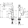 Смеситель для раковины Hansgrohe Talis S 72105000. Фото