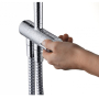 Душевая система Showerpipe 230 1jet Hansgrohe Vernis Shape Reno 26282000 хром. Фото