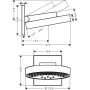 Верхний душ Hansgrohe Rainfinity 250 3jet 26232700. Фото