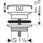 Сливной вентиль Hansgrohe 50001000. Фото
