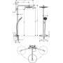 Душевая система HANSGROHE Raindance Select Showerpipe S300 2 jet 27133400. Фото