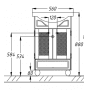 Тумба с раковиной напольная OPADIRIS Тибет 50 нагал. Фото