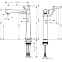 Смеситель для раковины Hansgrohe Talis S 72116000, хром. Фото