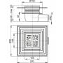 Сливной трап ALCAPLAST APV26С. Фото