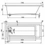 Ванна акриловая VAGNERPLAST Cavallo 170 VPBA170 CAV2X-01. Фото
