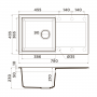 Мойка кухонная OMOIKIRI Sakaime 78-DC Tetogranit/темный шоколад. Фото