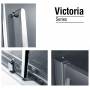 Душевой уголок GEMY Victoria S30192D-A70. Фото