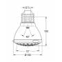Верхний душ GROHE Movario 28397000. Фото