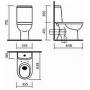 Унитаз SANITA LUXE Next SL DM NXTSLCC01040622. Фото