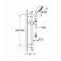 Душевой гарнитур GROHE Five 28941000. Фото
