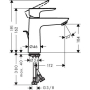 Смеситель для раковины Hansgrohe Talis E 71710670. Фото