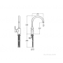 Смеситель ROCA L20 для кухни A5A8409C0M. Фото