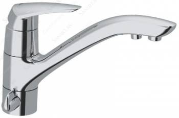 Смеситель для мойки GROHE Eurodisc 33334001. Фото