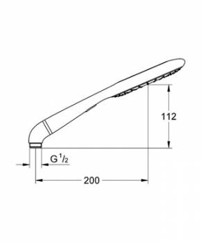 Ручной душ GROHE Rainshower Icon 27639000. Фото