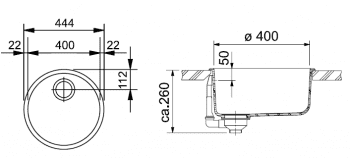 Кухонная мойка FRANKE Pamira PMG 610 ваниль 114.0296.600. Фото