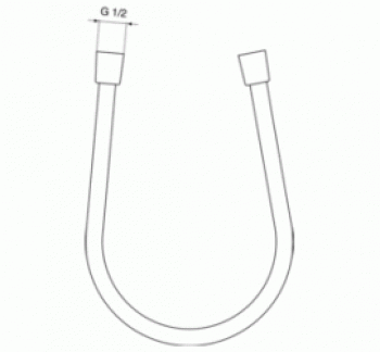 Шланг душевой 1750 мм IDEAL STANDARD IdealFlex A4109AA. Фото