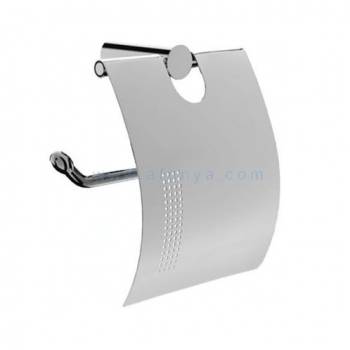 Бумагодержатель с крышкой IDDIS Renior L046 для ванной комнаты. Фото