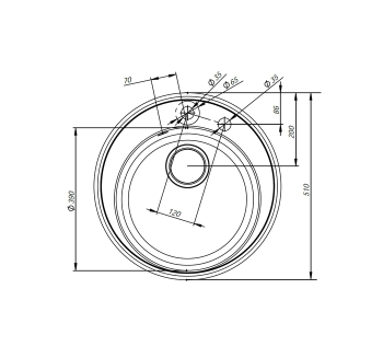 Мойка кухонная IDDIS Kitchen G K04S511i87. Фото