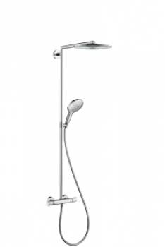 Душевая система HANSGROHE Raindance Select Showerpipe 300 27114000. Фото