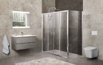 Душевой угол BELBAGNO Unique UNIQUE-AH-21-150/180-80-P-Cr. Фото