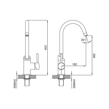 Смеситель для кухни IDDIS Kitchen K02SB00I05. Фото