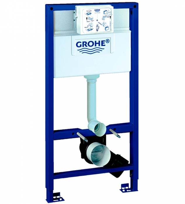 Инсталляция для подвесного унитаза GROHE Rapid SL 38525001. Фото