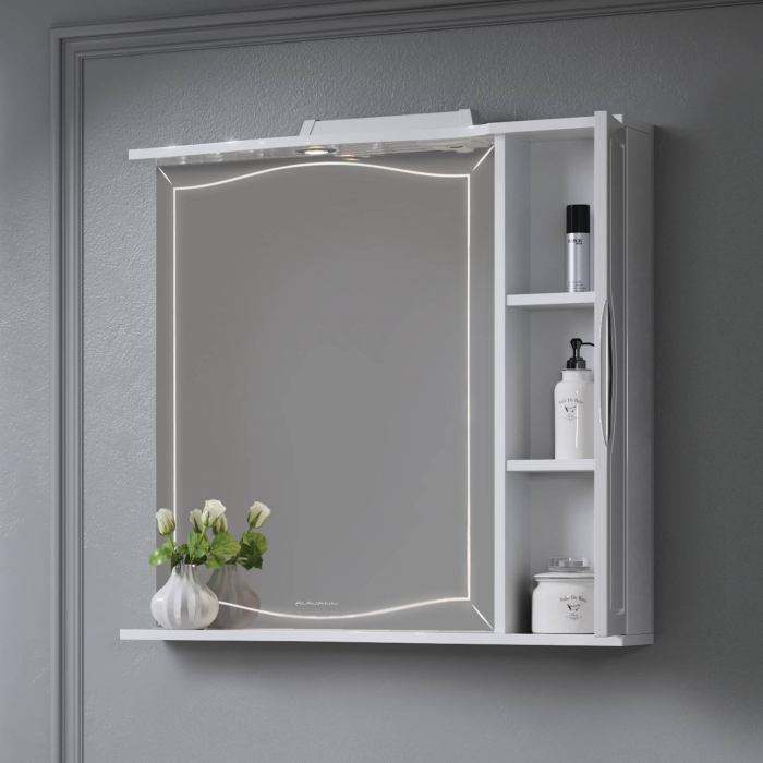 Зеркальный шкаф ALAVANN Monaco 80. Фото