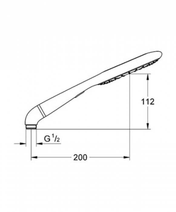 Ручной душ GROHE Rainshower Icon 27633000. Фото