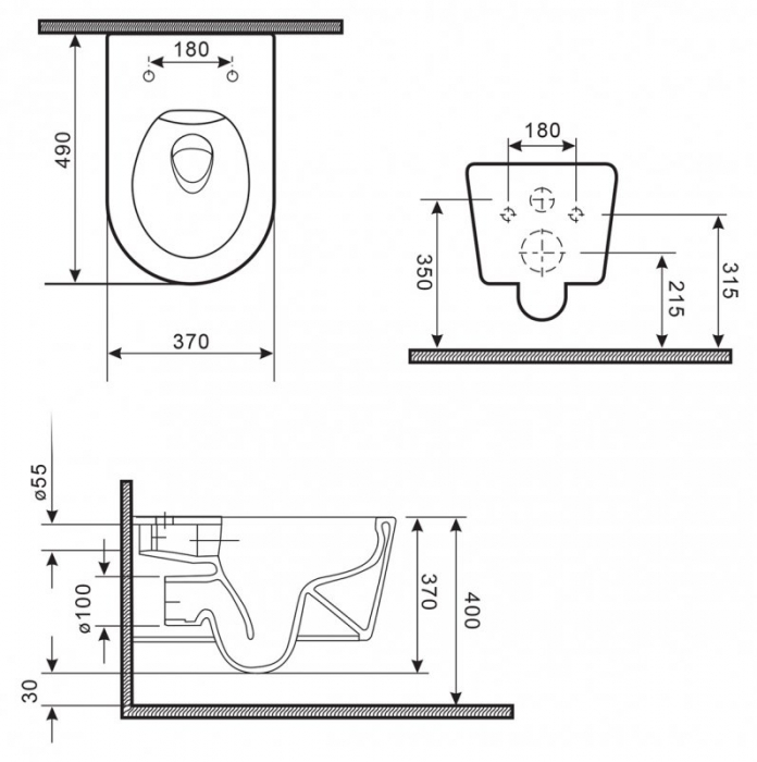 Чаша унитаза безободкового подвесного BELBAGNO Colorato Beige BB013CHR-H316. Фото