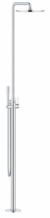 GROHE 23741001 Essence New Душевая система с однорычажным смесителем, напольный монтаж (свободностоящая). Фото