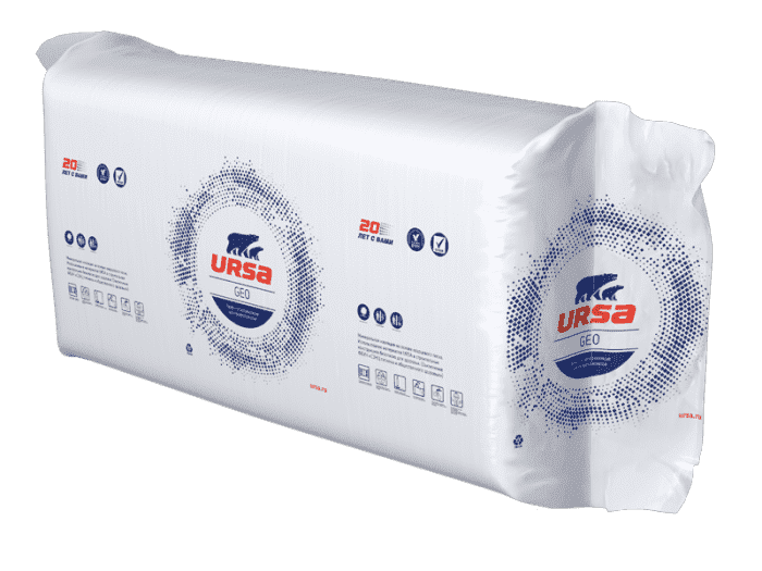 Теплоизоляция URSA Geo П-15 50 мм. Фото