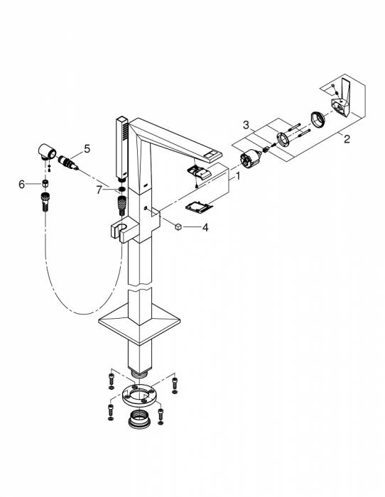 GROHE 23119000 Allure Brilliant Смеситель для ванны. Фото