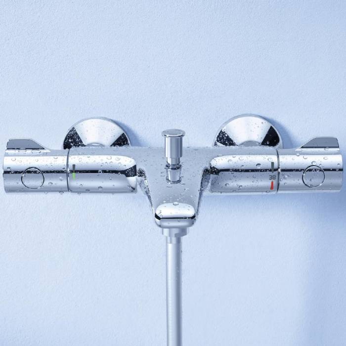 Термостатический смеситель для ванны GROHE Grohtherm 800 34576000. Фото